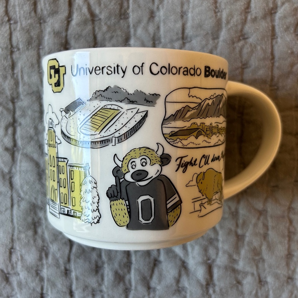 Starbucks University of Colorado - Boulder Been There Series Mug - New With Tag